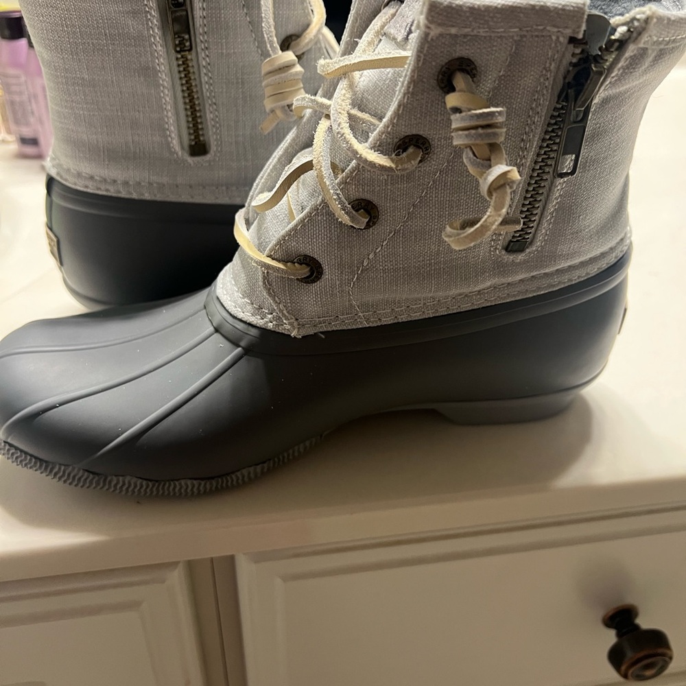 Sperry Gray Duck Boots